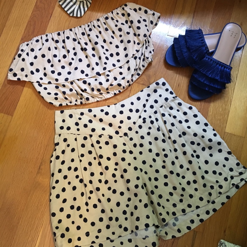 Polka Dot Two Piece Set